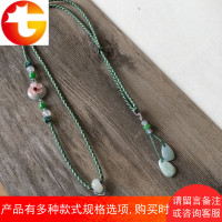 玛瑙绳子简约绳翡翠手工编织吊坠绳女男款绳粗线绳DIY绳原创百搭