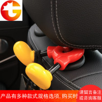汽车装饰品座椅背创意米奇隐藏式后排车载卡通可爱多功能置物挂钩