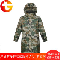 户外07数码迷彩军连体雨衣长款雨衣男成人雨衣长款带帽雨衣女长款
