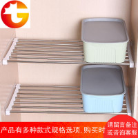 衣柜收纳分层隔板橱柜伸缩分隔层架宿舍柜子鞋柜置物架分层架免钉