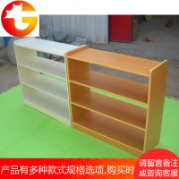 送货无背板蒙氏教具柜 幼儿园儿童收纳玩具架分区整理区角橱