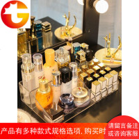 ins风北欧化妆品收纳盒超大号亚克力梳妆台桌面口红护肤置物架子