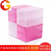 20个装 加厚透明鞋盒翻盖式塑料鞋盒抽屉式男女鞋子靴子收纳鞋盒