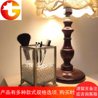 复古安娜苏玻璃化妆刷眉笔粉刷刷具梳子收纳筒桶笔筒桌面化妆收纳