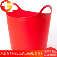软塑料摔不破脏衣篮洗衣篮脏衣服收纳桶泡脚桶洗脚盆 邮