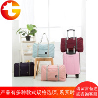 旅行袋手提女便携折叠收纳包大容量行李袋子孕妇待产包可套拉杆箱