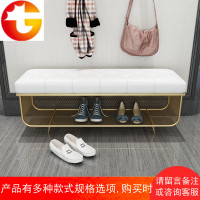 北欧玄关换鞋凳鞋架现代简约储物凳家用长凳ins卧室床尾凳收纳凳