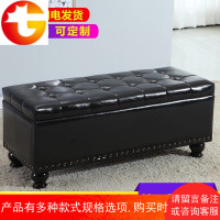 欧式床尾沙发凳长条凳可坐换鞋凳鞋柜储物衣橱衣帽间实木收纳凳箱