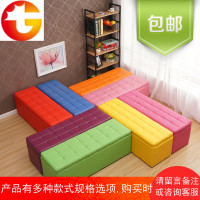 服装店沙发凳子长方形收纳可坐房间储物长条凳家用换鞋凳鞋柜皮登