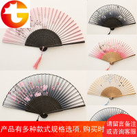 古风舞蹈扇女式摄影单面扇女士道具男女扇子流苏折扇扇子舞汉服