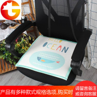 夏季冰丝透气坐垫学生教室坐垫凉席办公室椅垫汽车坐垫宠物冰垫