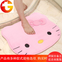 可爱卡通地垫垫进入厕所口卫生间脚垫吸水浴室防滑垫地毯