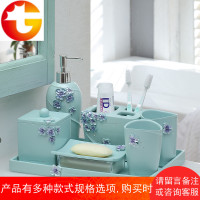 创意欧式卫浴五件套浴室用品套件牙刷架漱口杯洗漱套装
