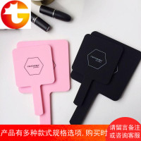 小可爱携带复古梳妆带手柄的小镜子手持化妆镜香便携镜手持式儿