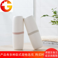 旅行洗漱杯便携式漱口杯简约带盖牙杯牙膏牙刷收纳盒旅游牙具套装
