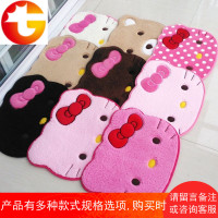 卡通地垫卧室地毯床边毯绒面可爱小脚垫卫生间吸水防滑垫