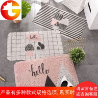 北欧ins进地垫 入户蹭土垫垫子网红家用外进垫丝圈防滑垫