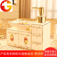新品欧式卫生间浴室用品陶瓷肥皂盒香皂盒创意洗手液瓶