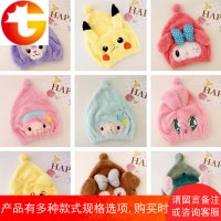 多款卡通美乐蒂皮卡丘超强吸水速干发毛巾成人儿童干发睡帽浴帽