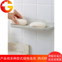 肥皂盒吸盘壁挂式免打孔沥水香皂盒卫生间大号肥皂架双层创意皂碟