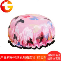 浴帽防水成人女款淋浴厨房帽子防尘防油烟头套洗头洗澡帽加厚可爱