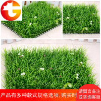 高档加密仿真草坪块状装饰品植物墙背景墙人工假草坪阳台墙面