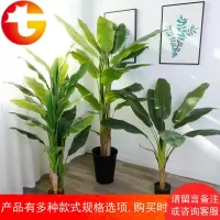 芭蕉树仿真植物大型绿植假盆栽室内装饰假花客厅假树落地仿真树