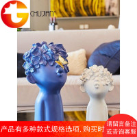 北欧创意美式样板房红酒柜摆件客厅书房电视柜现代简约家居装饰品