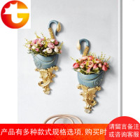 简约欧式天鹅壁饰壁挂花瓶花架创意客厅玄关电视背景墙面装饰挂件