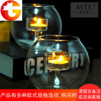 创意简约现代家居装饰品婚庆摆件摆设蜡烛台浪漫烛光晚餐道具酒吧