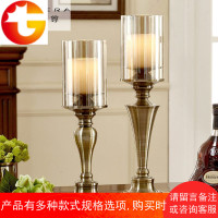 高档香薰烛台欧式烛光晚餐道具 蜡烛台创意餐桌摆件装饰品