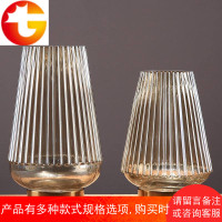 新中式摆件蜡烛烛台家居装饰摆件室内欧式装饰品美式玻璃花瓶晚餐