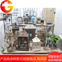 孤品大集合-ZAKKA美式乡村家居花园装饰复古做旧铁艺铸铁烛台蜡台