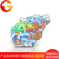 夏乐酷 海南文创 海南旅游纪念品冰箱贴 pvc软胶卡通磁性礼品定制