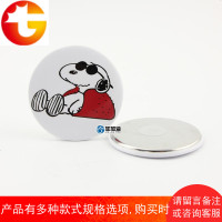 58MM冰箱贴 磁铁卡磁性章材料 家居饰品 文化创意用品耗材 100套