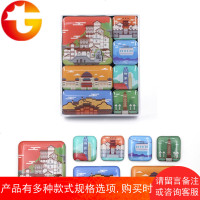 重庆景观滴胶冰箱贴7个套装/中英日文介绍/送外国朋友旅游纪念品