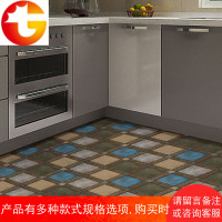 卫生间地板砖贴纸防水厨房地面瓷砖装饰浴室阳台地砖改色翻新贴膜