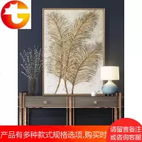 DUDUO|欧式纯手绘油画玄关美式轻奢竖版装饰画餐厅挂画壁画