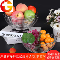 厨房不锈钢水果篮水果盘洗菜盆果蔬筛子圆形蔬菜篮沥水篮子洗菜筐