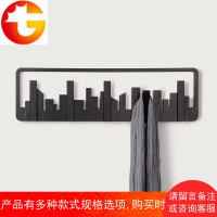 地平线多组挂钩卧室北欧创意新年装饰墙壁挂衣帽钩置物架