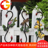 中式庭院创意田园挂件装饰挂钩墙上衣架壁挂墙壁创意卧室无痕S勾