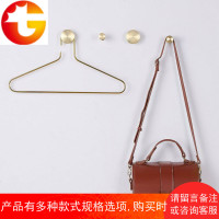 北欧黄铜衣帽架 全铜实心挂钉创意客厅厨房卧室书房墙壁装饰挂钩