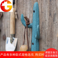 []铸铁仙人掌挂钩墙钩ZAKKA杂货花园装饰窗帘钩美式乡村风