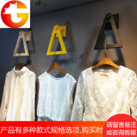 服装店挂钩墙上点挂壁挂 装饰创意单钩 木衣架展示架女装货架