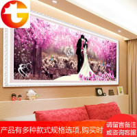 钻石绣5D钻石画满钻客厅结婚点砖贴钻十字绣卧室情侣