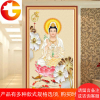 5d钻石画观音十字绣坐莲观音满钻佛像佛系列钻石绣贴钻画