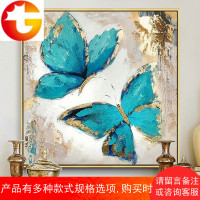 钻石绣简约现代餐厅钻石画满钻客厅玄关十字绣蝴蝶卧室