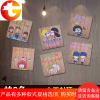 饭店小吃烧烤理发烤肉店个性创意挂画墙面壁挂装饰品挂件墙壁挂牌