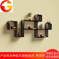 创意格子墙上置物架墙壁电视背景墙装饰客厅卧室隔板墙面书架壁挂