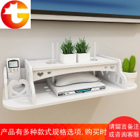 电视机顶盒置物架壁挂免打孔客厅电视墙装饰卧室墙上路由器收纳盒